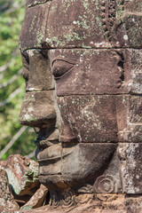 Angkor Thom, Cambodia - one the largest religious monument in the world, former capital of Khmer empire, and famous for the stone faces carved in the rocks