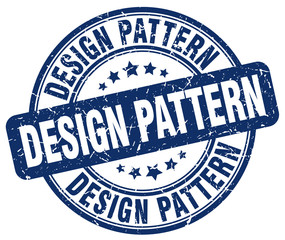 design pattern blue grunge stamp