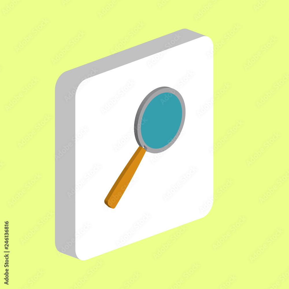 Poster magnify computer symbol