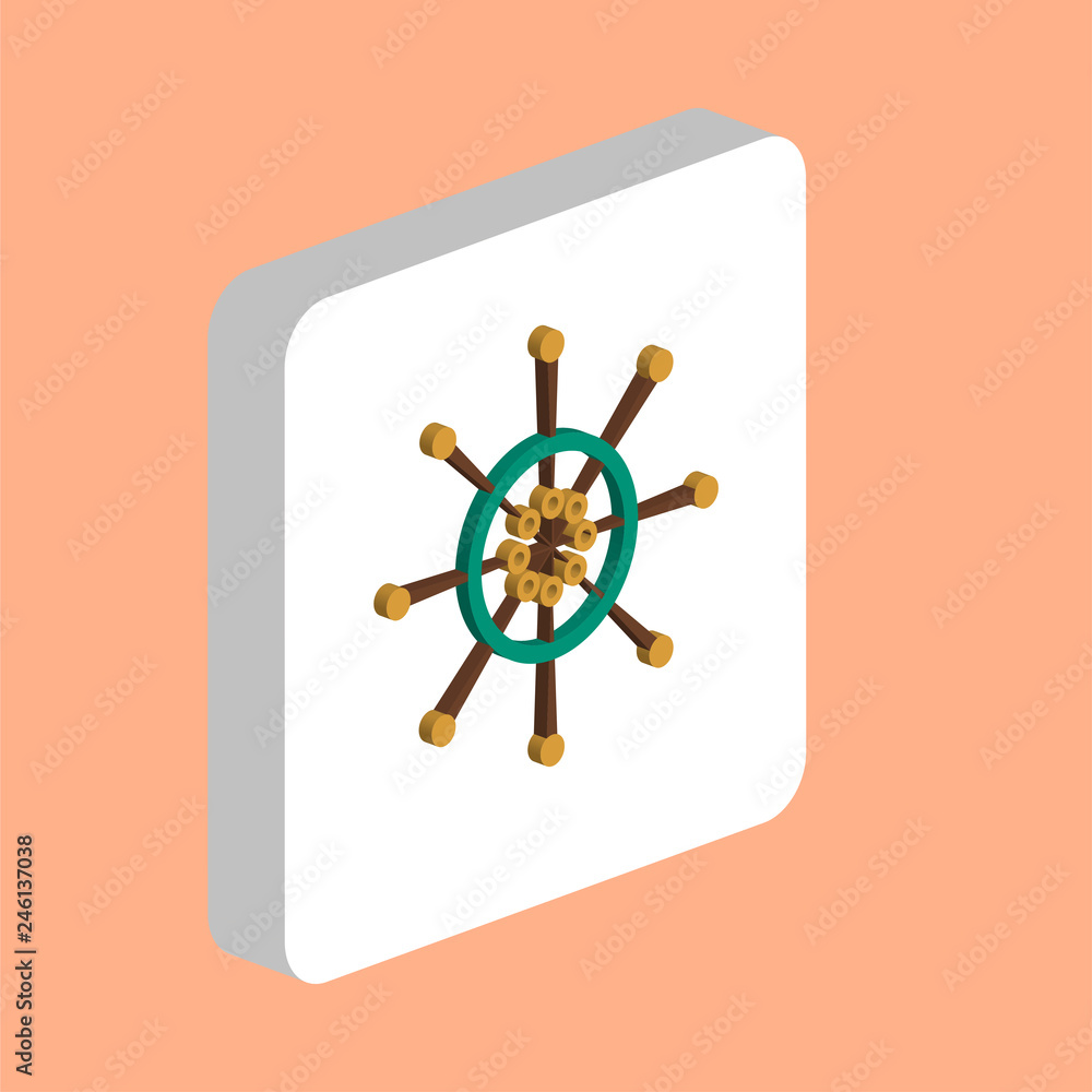 Poster helm computer symbol