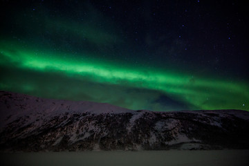 Fototapeta na wymiar Polarlicht über Norwegen