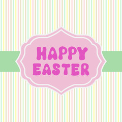 Vector greeting card on the theme of Easter.