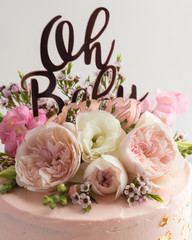 Elegant Baby Shower Cake