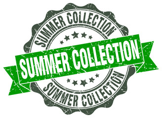 summer collection stamp. sign. seal