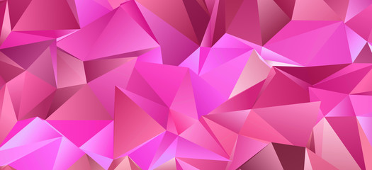 Abstract Low-Poly triangular modern background