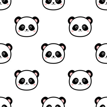Cute panda pattern