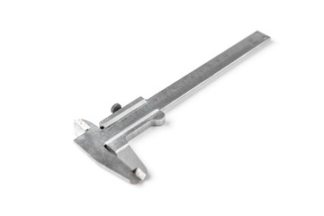Caliper isolated on white background.