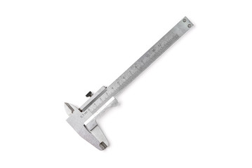 Caliper isolated on white background.