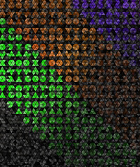 Triangular 3d, modern background