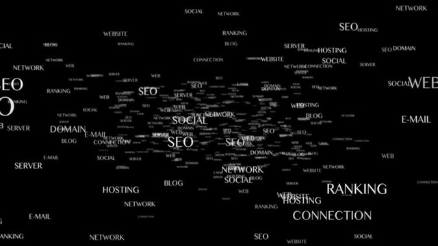 Internet Keywords Animation, Rendering, Background, Loop, 4k

