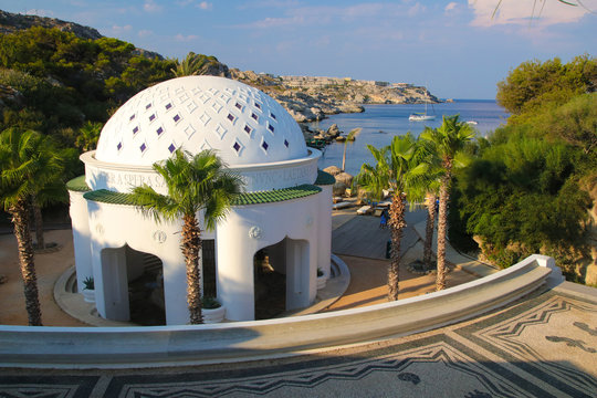 Kallithea Springs and thermes in Rhodos , Greece Stock Photo | Adobe Stock
