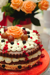 Obraz na płótnie Canvas Red velvet cake