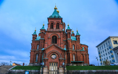 Fototapeta na wymiar Old church, Helsinki, Finland