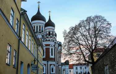 Old street, Tallinn, Estonia