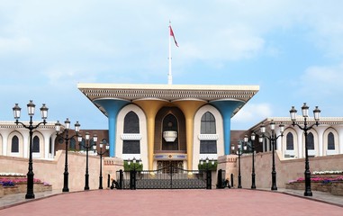 Sultanspalast Al Alam in Muscat, Oman