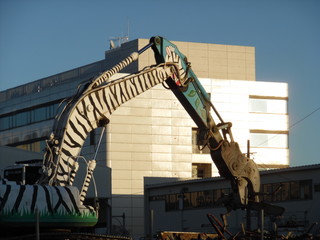 The crane dismantling