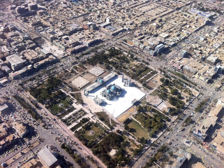 Ali-Mausoleum in Masar-e Scharif Blaue Moschee Luftaufnahme