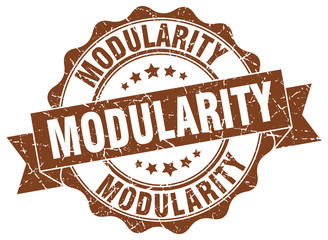Obraz premium modularity stamp. sign. seal
