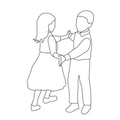 vector, isolated, child sketch, kindergarten