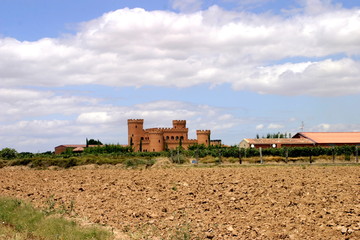 Castle in Calahorra. La Rioja Spain. 