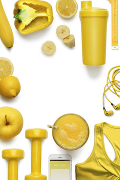 Yellow Food And Fitness Attributes