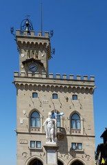Fototapeta na wymiar Palazzo Pubblico, Republic of San Marino