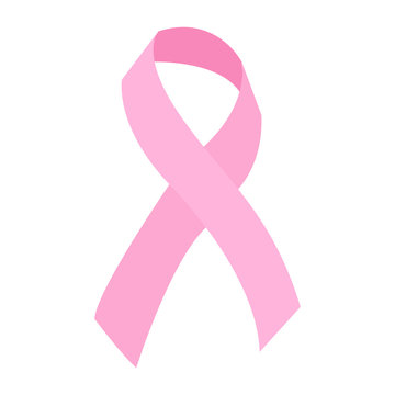 Pink breast cancer awarness ribbon vector
