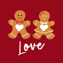 gingerbread cookie valentines day