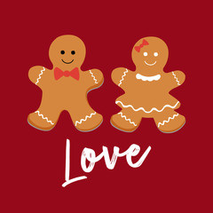 gingerbread cookie valentines day