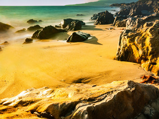 Rocky Coast of Tarifa, Costa de la luz, Spain, Europe