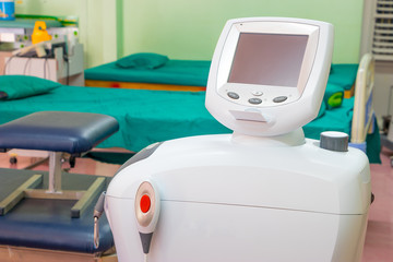 Lumbar traction , Medical Lumbar traction equipment for physiotherapy. treatment physiotherapy.