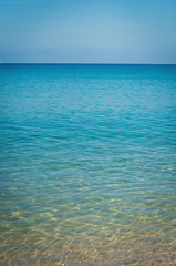 Sea horizon at the beach of Thailand