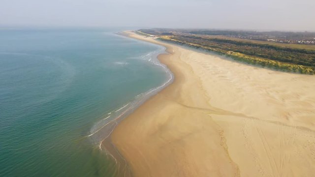 Dutch coastline with small islands