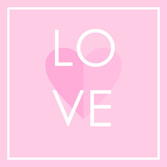 Obraz premium love card