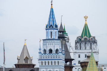 Fototapeta premium View of Izmailovsky Kremlin in Moscow, Russia