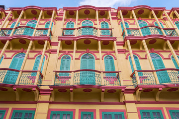 portuguese colonial architecture in Macau, China