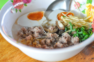 rice gruel, rice porridge