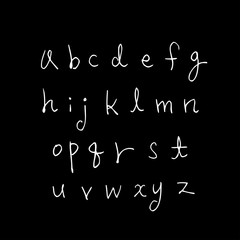 알파벳 / 손으로 쓴 글씨체