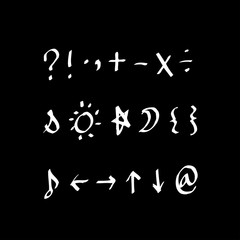 알파벳 / 손으로 쓴 글씨체