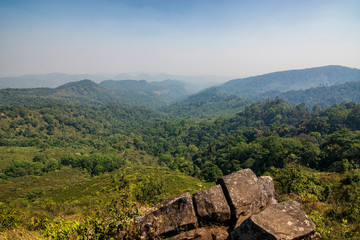 Viewpoint at Doimonjong in Chiangmai,Thailand.