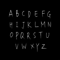 알파벳 / 손으로 쓴 글씨체