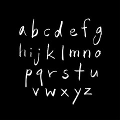 알파벳 / 손으로 쓴 글씨체