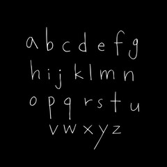 알파벳 / 손으로 쓴 글씨체