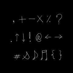 알파벳 / 손으로 쓴 글씨체