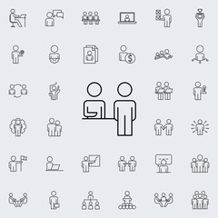 customer service icon. Business Organisation icons universal set for web and mobile