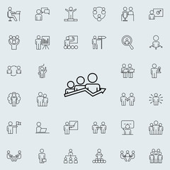 selection of the best employee icon. Business Organisation icons universal set for web and mobile