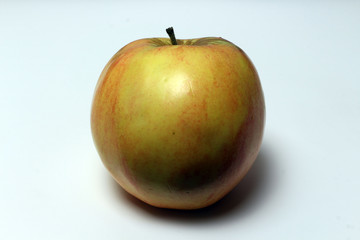 Red Apple on white background