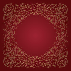 vector vintage frame