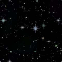 Night sky abstract, great view in cosmos, black background with many white stars on sky