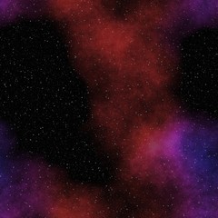 Night sky with red and many stars, red sky background, great view